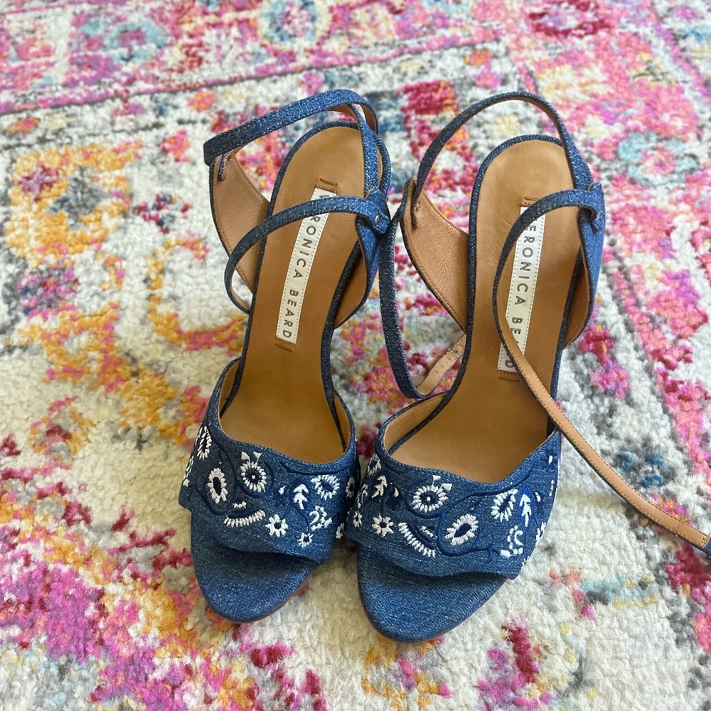Veronica Beard Denim heels